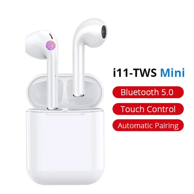 

i11 tws Wireless Earphone Stereo Bluetooth 5.0 Sports Mini Earbuds Headsets with Mic For Mobile Phone