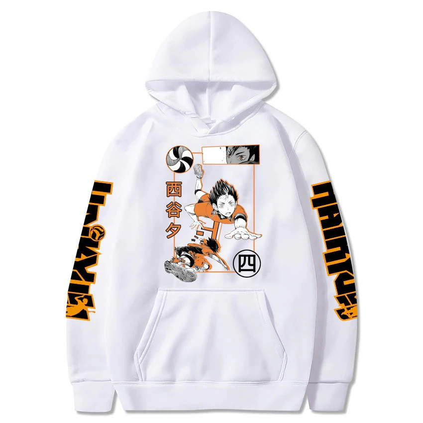 

Nishinoya Hoodie Anime Haikyuu Sweatshirts Men Women Casual Pullover Oversized Hoodies Harajuku Streetwear Fashion Jacket Tops