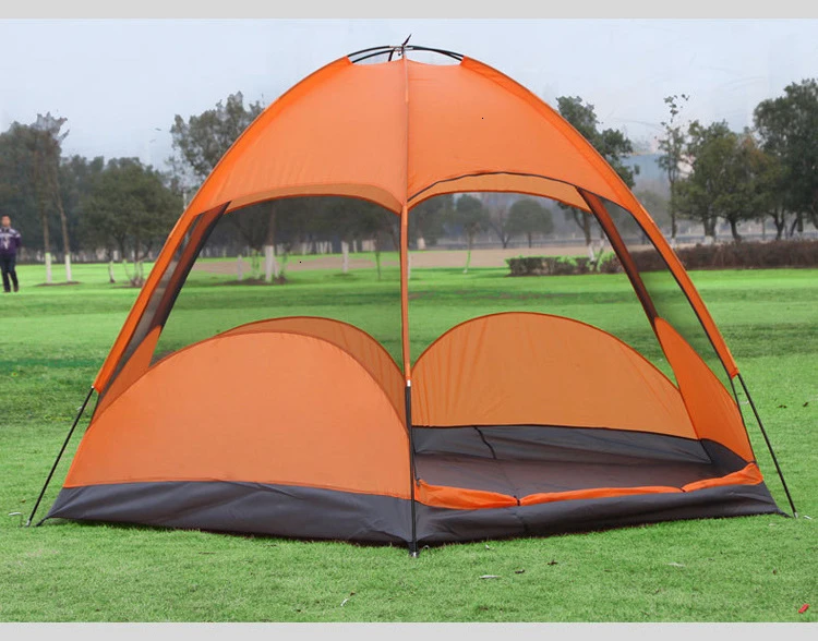 Mongolian Yurt Tent Fishing Mosquito Net Picnic Family Outdoor Camp Summer Beach Camping Tent 5 Person Waterproof (10)
