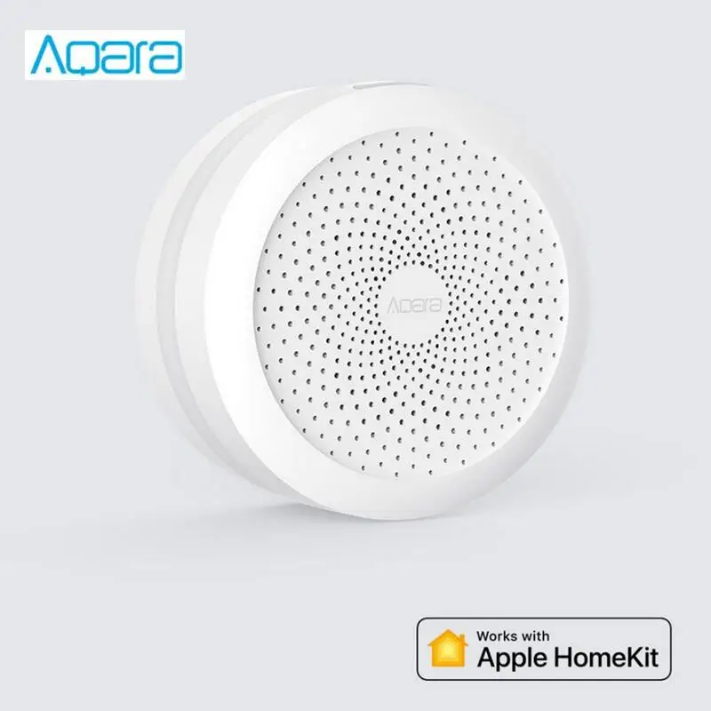 Блок управления умным домом Aqara Gateway хаб с RGB подсветильник кой работает