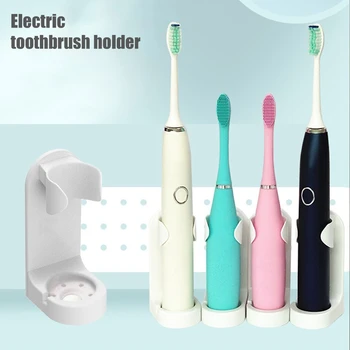 

Creative Traceless Stand Rack Toothbrush Organizer Electric Toothbrush Wall-Mounted Holder Space Saving Bathroom Accessories