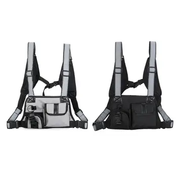 

Fashion chest rig waist bag hip hop streetwear functional tactical chest bag cross shoulder bags Women Men Vest Chest Rig Bags