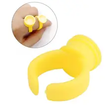 100 шт. полуперманентные чернила для татуировки кольцо чашки бровей пигмент держатель Контейнер татуировки чернила кольцо чашка