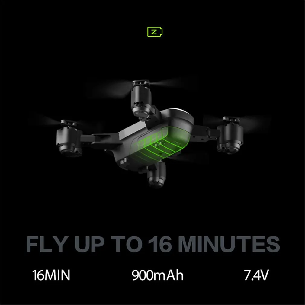 SMRC S20 Wide Angle 1080P FPV Camera Drone Foldable 6-axis RC Quadcopter With GPS 360' Flip Altitude Hold Three Batteries