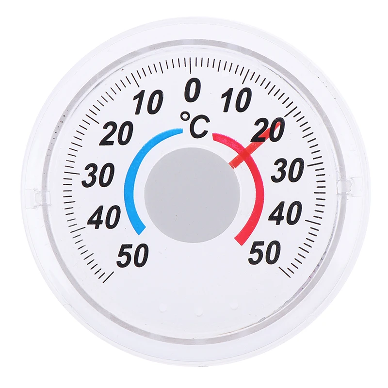 1pcs Round Plastic Door and Window Thermometer Outdoor Door Window Thermometer Pointer Type Cold and Heat Watch|Temperature Instruments| - AliExpress