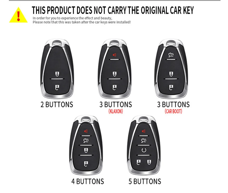 Custodia per auto Smart Key Cover per Chevrolet Malibu Equinox Cruze Camaro 2016 2017 2018 2019 supporto Shell accessori Car-Styling - H8636bd70cc8749a1acf82e5aac8783718