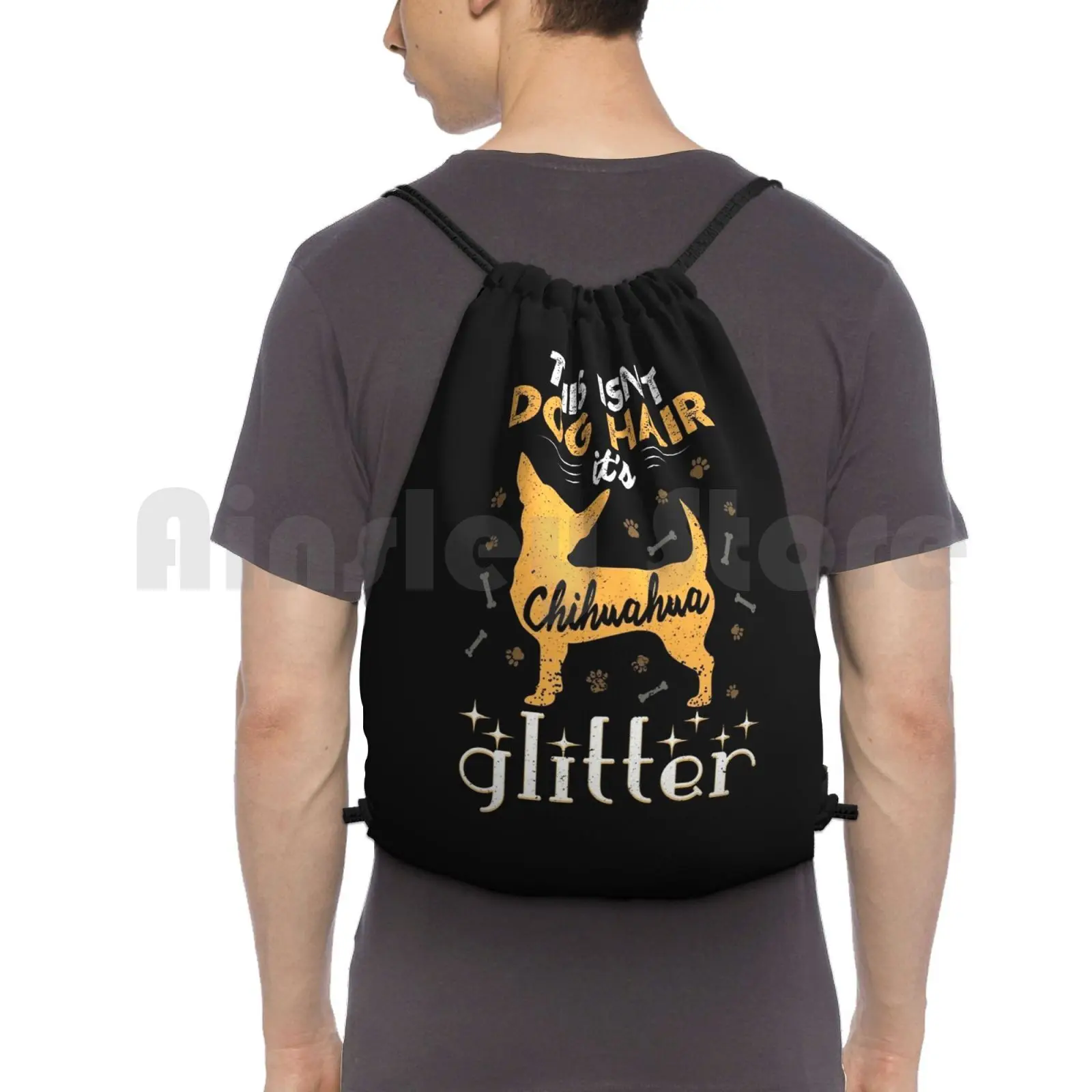 It's Not Dog Hair It's Husky Glitter Tote Bag — Potter's Printing