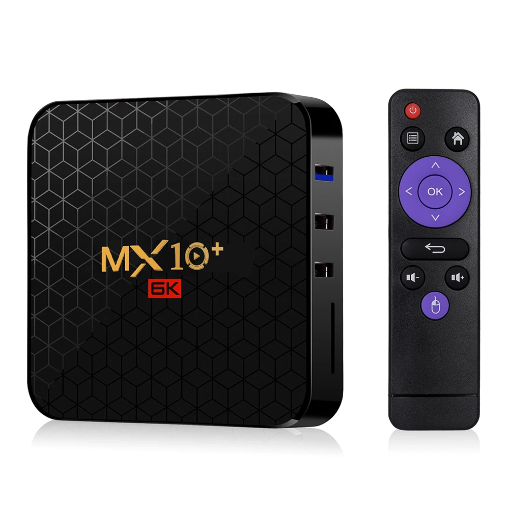 

MX10 Plus android tv box android 9.0 Allwinner H6 UHD 4K Media Player 6K Image Decoding 64GB 32GB 2.4G 5G WiFi BOX Bluetooth4.0