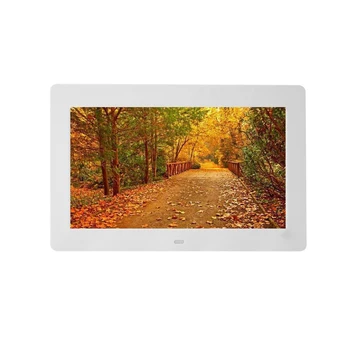 

vesa wall mount or desktop white color TFT lcd screen 9 inch digital photo frame with rechargeable battery