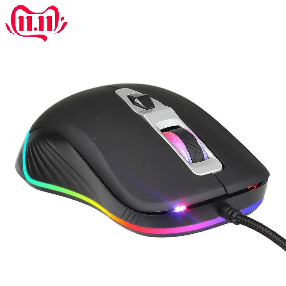 

USB Wired Mouse Gamer Mice Computer Mause Mouse 3200DPI 7 Buttons 7 Colors LED Optical Gaming Mouse For Gamer Laptop Mouse