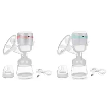 Электрический молокоотсос для доения груди с зарядкой от usb, массажная присоска для сосков