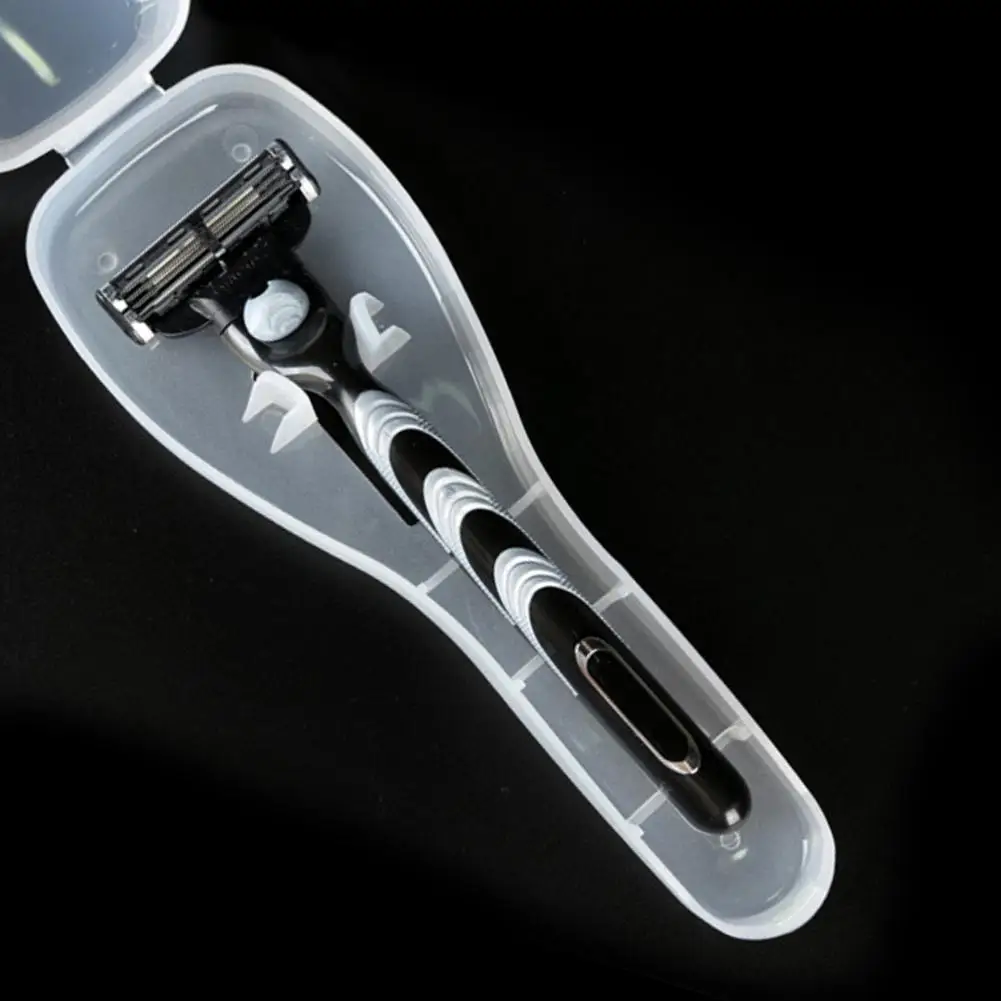 Razor Storage Box Transparent Dustproof Carrying Case For Gillette Razor