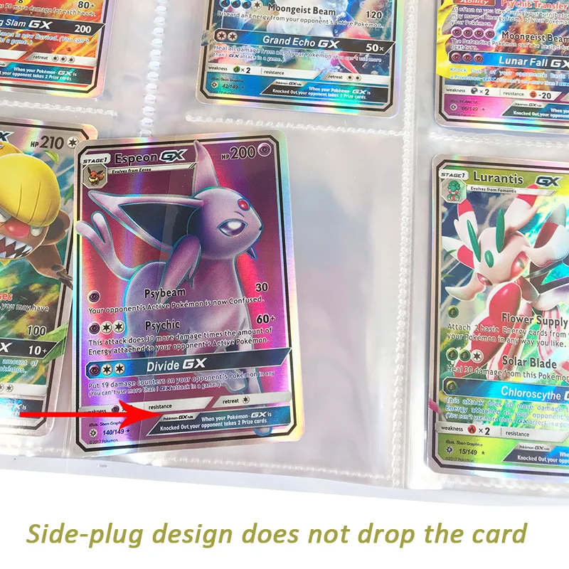 Такара Tomy Pokemon держатель для карт Pokecard альбом блестящие карты книга 200 шт GX без повтора игровая коллекция карт коробка