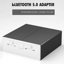 2 в 1 аудио беспроводной приемник передатчик CSR8675 Bluetooth 5,0 стерео AUX RCA USB 3,5 мм Jack адаптер DC 5 В для ТВ/автомобиля