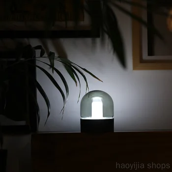 

New retro retro desktop light bulb atmosphere breathing dimming bedside lamp bedroom decoration vintage glass night light USB