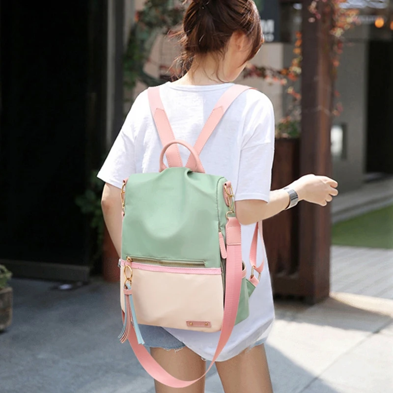 

Women's Backpack Multi Pocket Shoulder Backpack Burglarproof Lightweight Large Capacity Shoulder Bag Girl Cute Backpack