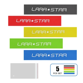 

5Pcs Colorful Workout Resistance Band Loop Set Fitness Yoga Booty Leg Exercise Band Kit elastic bands for fitness