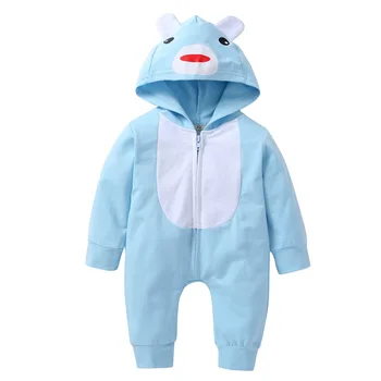 

2020 Autumn & Winter New Style Childrenswear Men And Women Children Long Sleeve Modal Fabric Cartoon Animal Modeling Onesie