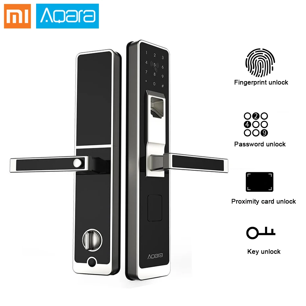 

Genuine Xiaomi Aqara Smart Lock Mi Door Touch Electronic Lock Live Fingerprint Unlock Password App Control for Home Security