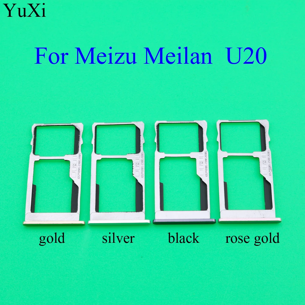 YuXi sim-держатель, слот-адаптер лоток для Meizu Meilan U10 U20 Sim карта заменитель адаптера запчасти