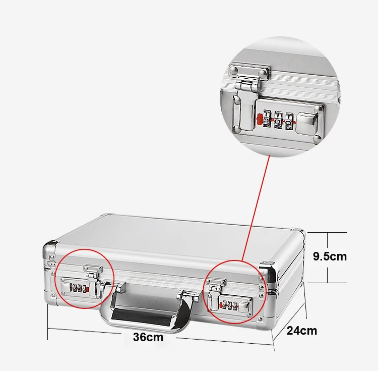 Чехол для инструментов из алюминиевого сплава, для улицы, код транспортного средства, набор инструментов, портативный защитный чехол для оборудования, деловой, мужской, чехол, портфель