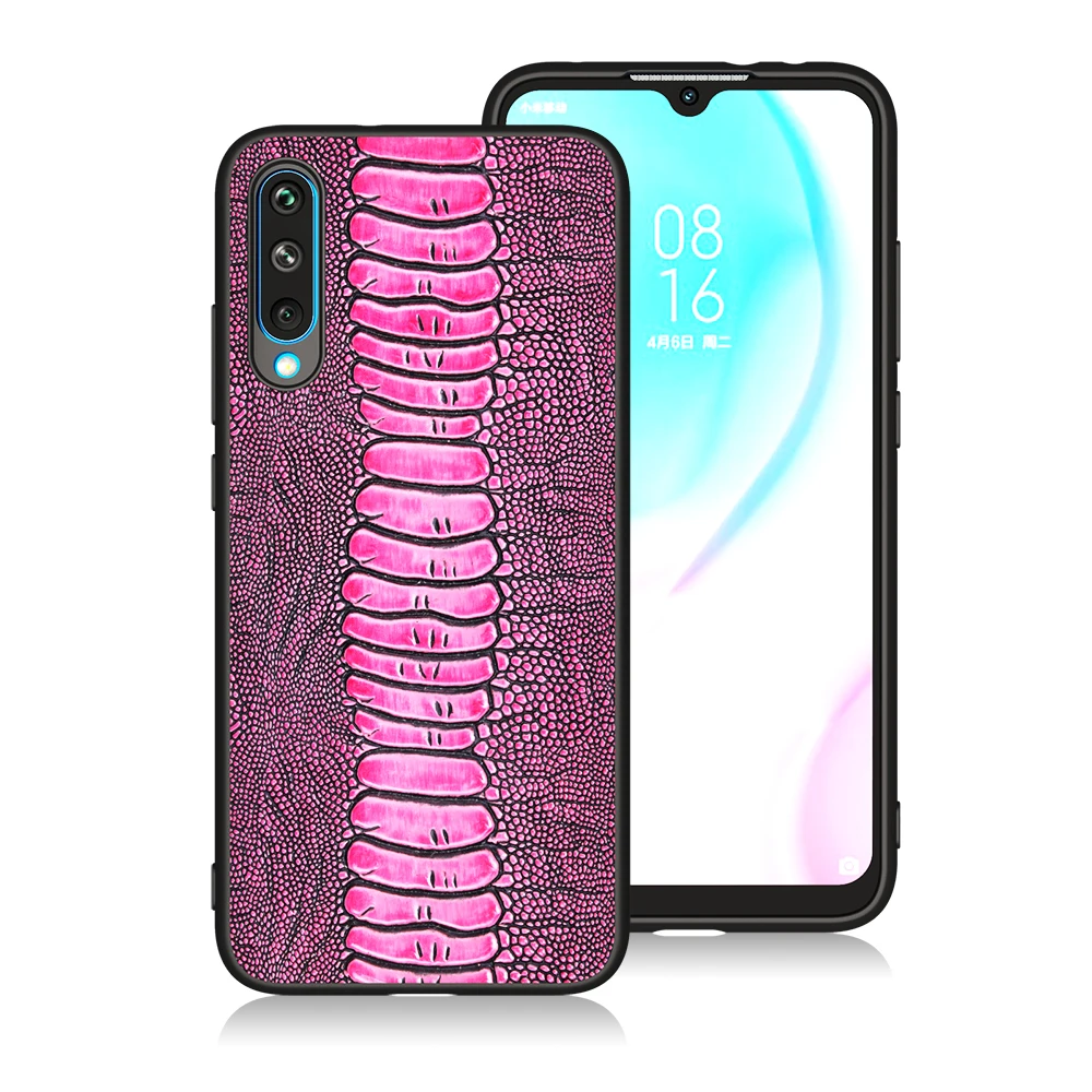 Новый роскошный чехол для смартфона LG G8 G8s ThinQ V40 K40 Stylo 5 top Ostrich Grain чехлы из
