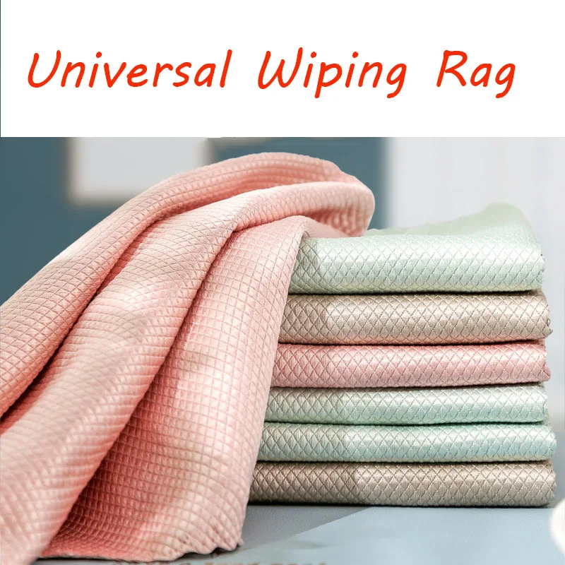 Details about   Fish Scale Wipe Rags Microfiber Towel Scouring Pad Cleaning Cloth Towel Kitchen/ 