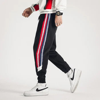 

Autumn New Men Fashion Retro Warm Trousers Man Casual Loose Hip Hop Male Sweatpants Joggers Pantalon Hombre Pants