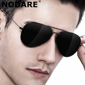 Картинка NODARE 2020 3026 Пилот солнцезащитные очки для женщин/мужчин Классические брендовые дизайнерские авиационные солнцезащитные очки ретро для вожде...
