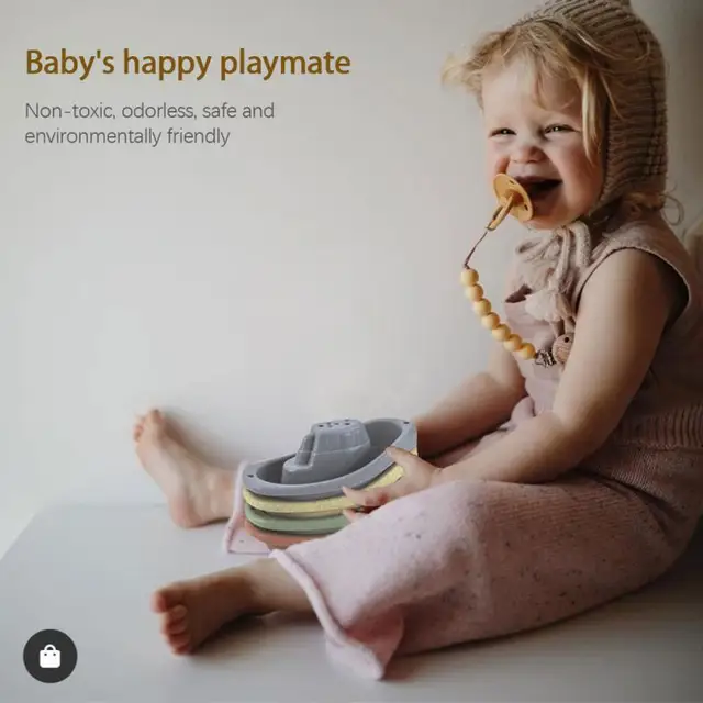 6pcs Baby Bath Toys Kids Little Boats Floating Ship Toy Bathtub Swimming Water Play Fun Educational Toys For Baby Shower 4