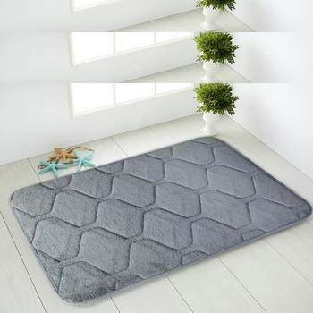 

Non-slip Doormat Coral Fleece Clean Mat Water Proof Liner Clean Door Step Super Absorbent Doormat Bathroom Floor Carpet