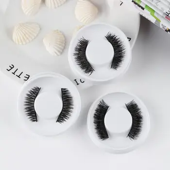 

4PCS Dual Magnetic False Eyelashes On Magnets Natural Lashes Extension Tools Reusable Fake Eye Lashes Glue-free Beauty Makeup