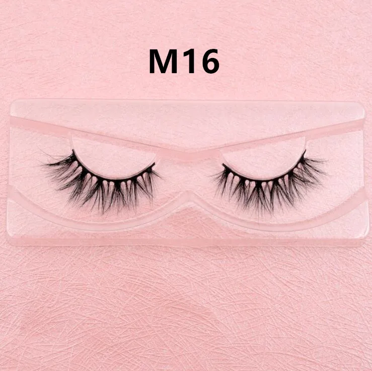 Visofree 3D норковые ресницы безжалостные Длинные Сексуальные ресницы натуральные толстый макияж Cilios ручной работы накладные ресницы M60 - Цвет: M16