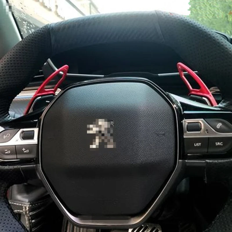 ForPeugeot 5008 3008 GT 508 L 2018 2019 2020 Auto Lenkrad Schaltwippen Schalthebel Auto Dekoration Innen Zubehör