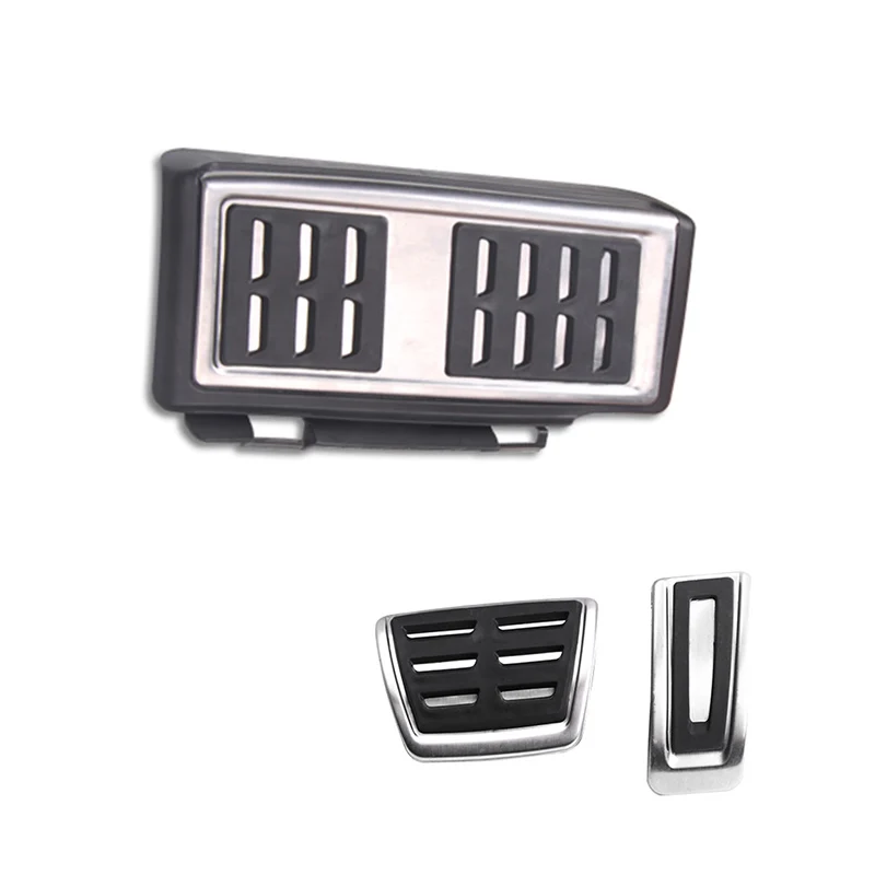 ALIKEE Car Styling Sport Fuel Brake Dead Pedal Cover Set DSG For Leon 5F MK3 For Octavia A7 For 7 Auto AccESSories:3pcs AT ALIKEE Car Styling Sport Fuel Brake Dead Pedal Cover Set DSG For Leon 5F MK3 For Octavia A7 For 7 Auto AccESSories:3pcs AT