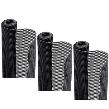 

Grip Drawer and Shelf Liner, 3 Packs Non Adhesive Roll Cuttable PVC Liners for Kitchen, Cabinets, Drawers, Shelves