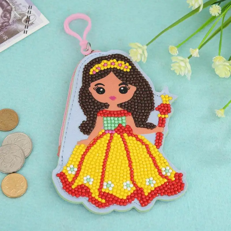 1 шт. DIY кошелек специальной формы с алмазной росписью брелок маленький вышивкой и