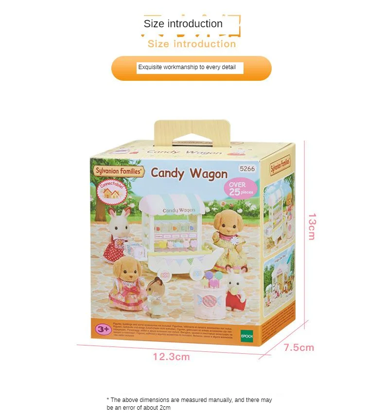 Sylvanian Families игрушка Sylvanian Families магазин конфет тележка игровой дом для девочек модель магазина покупок 5266