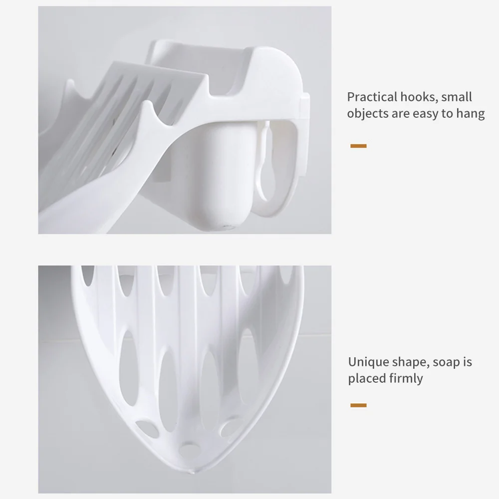 Мыльницы сливной держатель губки для ванной Органайзер настенный стеллаж для хранения мыльница кухонная подвесная полка в скандинавском стиле дизайн