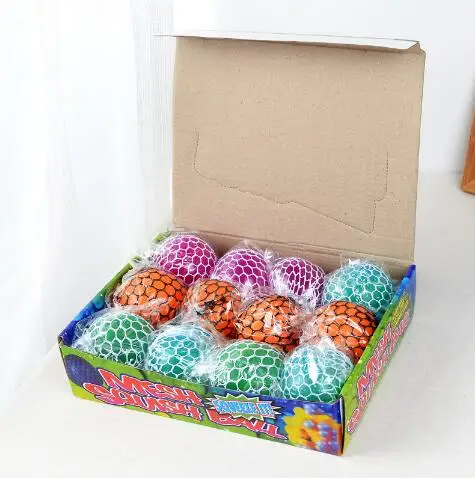 1pc 4.5cm Funny Anti Stress Ball Novetly Squeeze Ball Hand Wrist Exercise Antistress Slime Toy