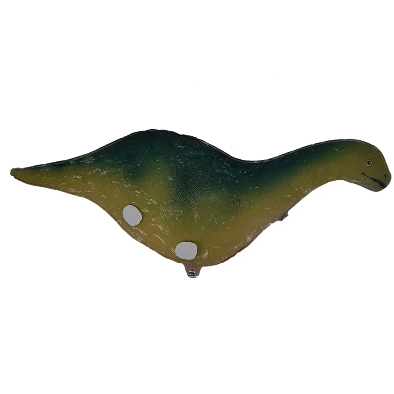 2 Pcs Cute Walking Pet Balloon Animal Air Walker Foil Balloon Helium Kids Fun Parties, Green Dinosaurs & Light Blue Super Dinosa