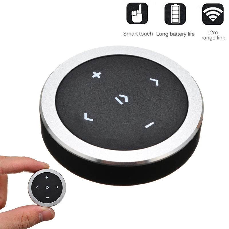 Mayitr 1 шт. беспроводной bluetooth 3 0 медиа кнопка автомобильный мотоцикл рулевое колесо