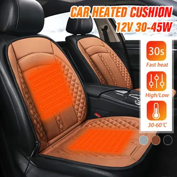

12V Universal Heated Car Seat Covers Winter Warm Heated Seats Pad Cushion Auto Covers Car Accessories