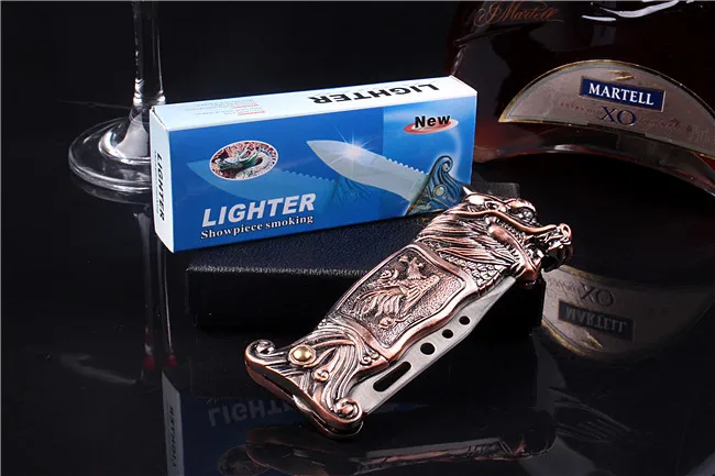 Special offer creative lipstick beer cans military supplies styling lighter portable keychain cigarette lighter holiday gift