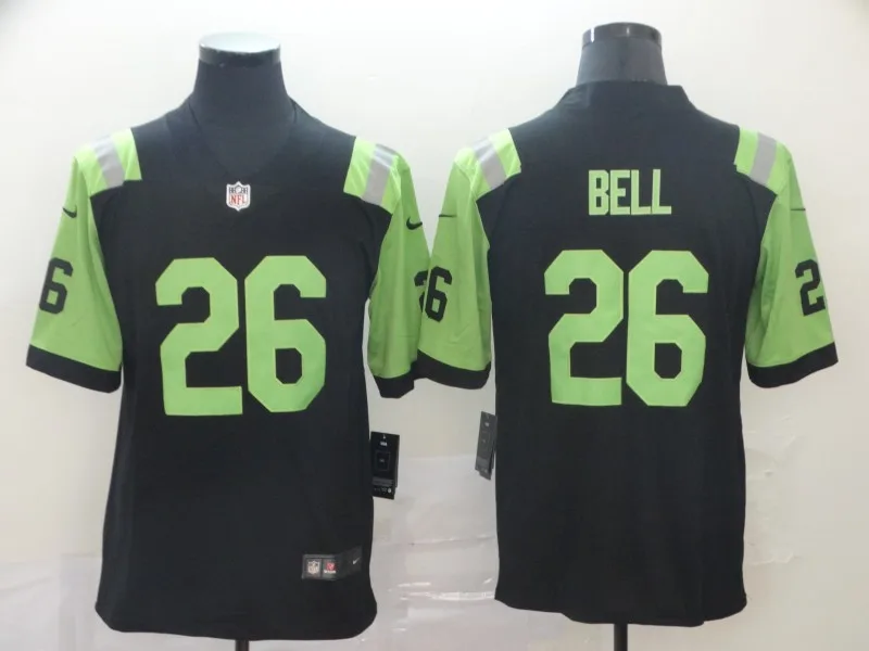 For men Нью-Йорк Высокое качество Джетс Le'Veon Bell Мужчины Женщины Молодежный Джерси - Цвет: For men