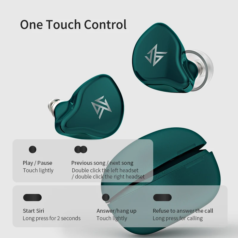 Беспроводные спортивные Внутриканальные наушники KZ S1 S1D TWS Ture Bluetooth 5 0