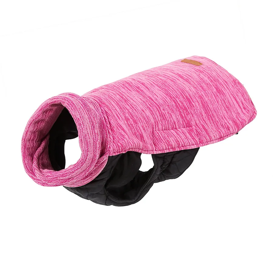 pink Зимняя одежда для собак одежда Реверсивный роскошная кровать для собаки куртка для маленьких девочек, средних и больших размеров, собачья шерсть бесплатные спортивные Мягкий щенок Костюмы пальто 3XL - Цвет: pink