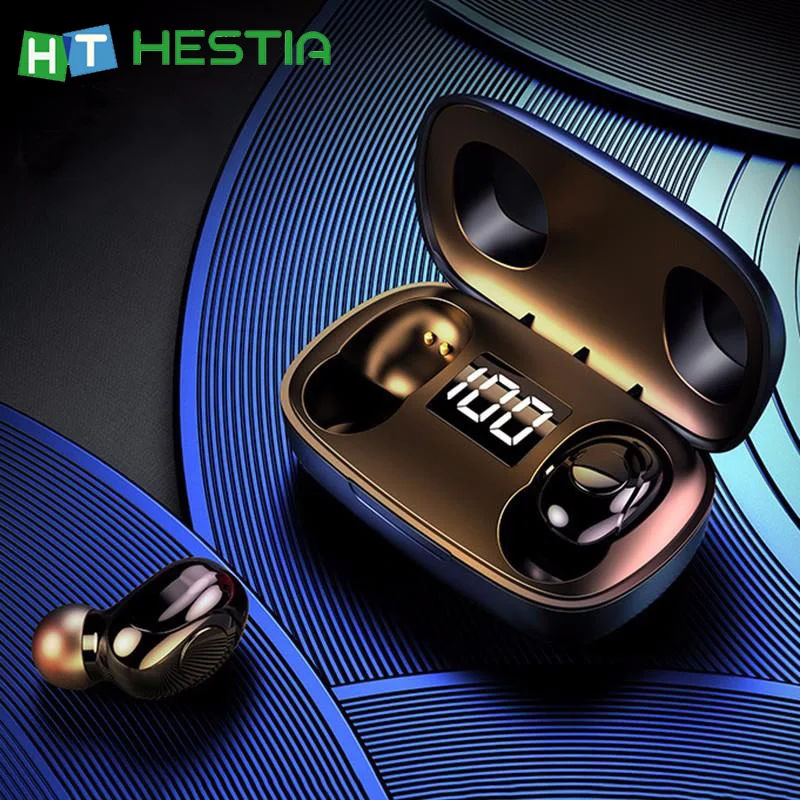 

S9 TWS Bluetooth Wireless Earphone Waterproof IPX5 In Ear Buds HD Call 6D Stereo LED Power Display Headset Hands-free Earphones