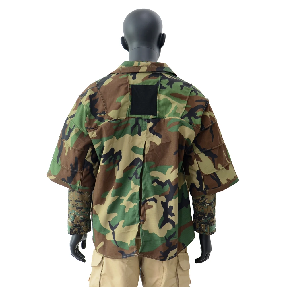 ROCOTACTICAL камуфляж стрельба куртка Снайпер Ghillie куртка Тактический Охота Ghillie костюм