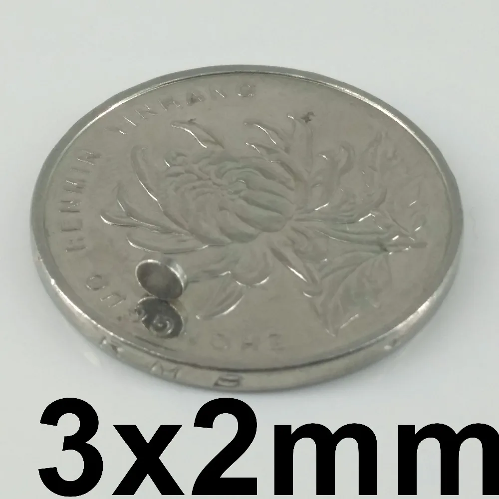 Редкоземельных магнитов Неодимовые Магнитные 100 шт. диск dia3mm x2mm супер сильный NdFeB Магнитные материалы